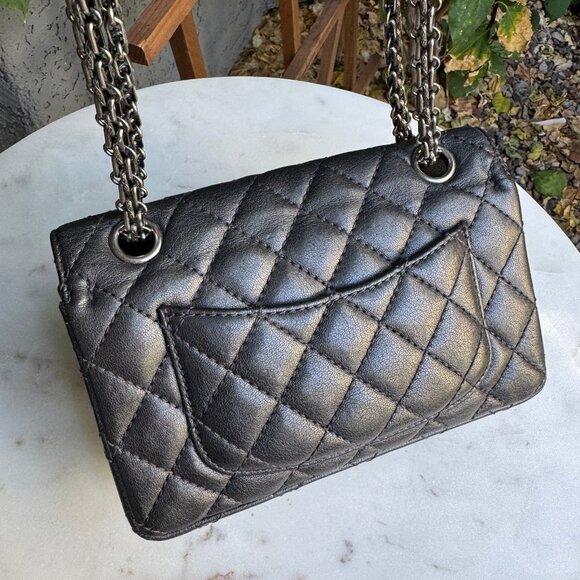 Chanel Mini Reissue 2.55 Single Flap Quilted Leather Crossbody - Picture 5 of 15